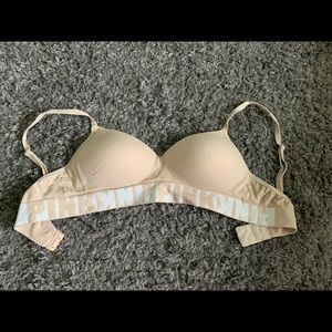 beige VS PINK bra